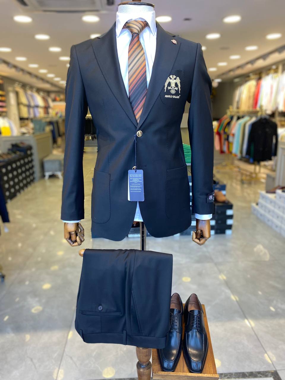 Angelo Gallazo Premium Wool Men's Suit
